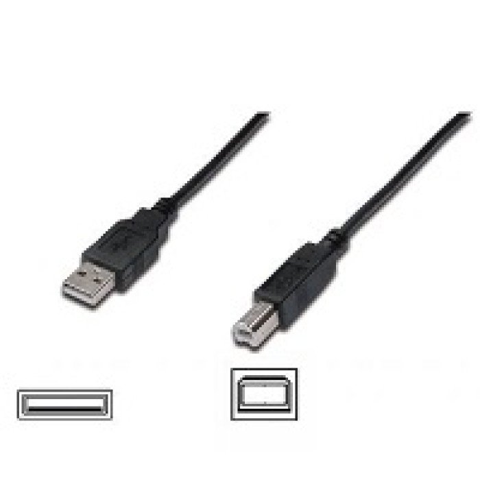 IGLOO LC-73 IGLOO CAVO USB 2.0. USB A M - USB B M. NERO. 3M