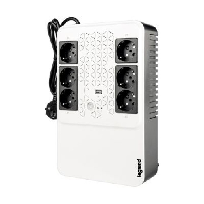 LEGRAND LG-310081 KEOR MULTIPLUG  600VA  CON 6 PRESE SHUKO