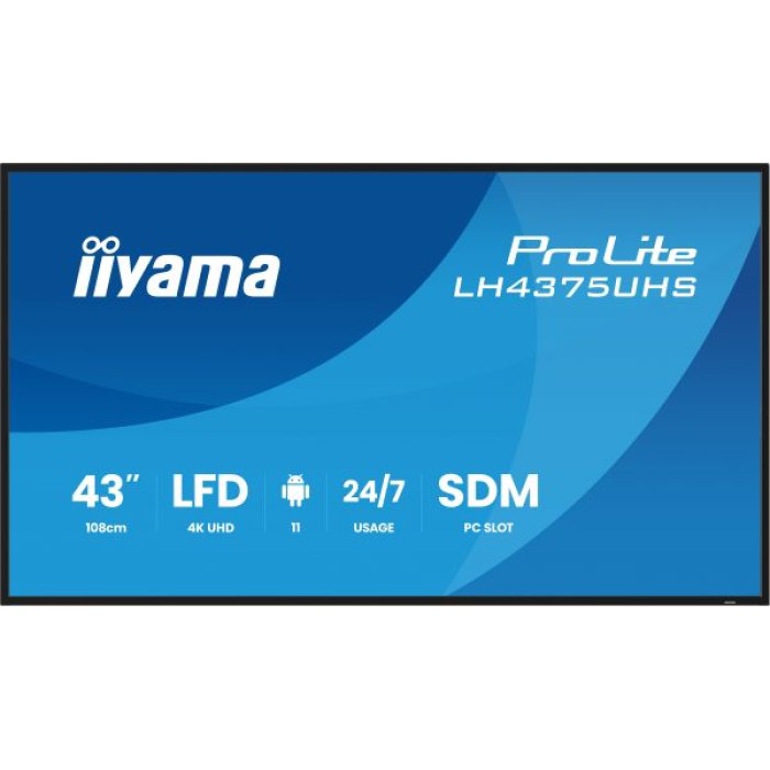 IIYAMA LH4375UHS-B2AG 43  LCD UHD. SDM-S