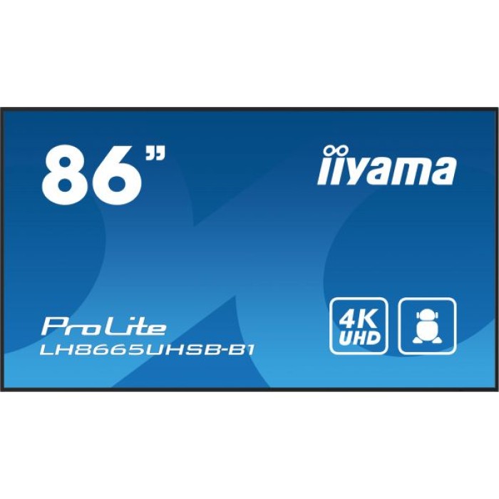 IIYAMA LH8665UHSB-B1 86  LCD UHD