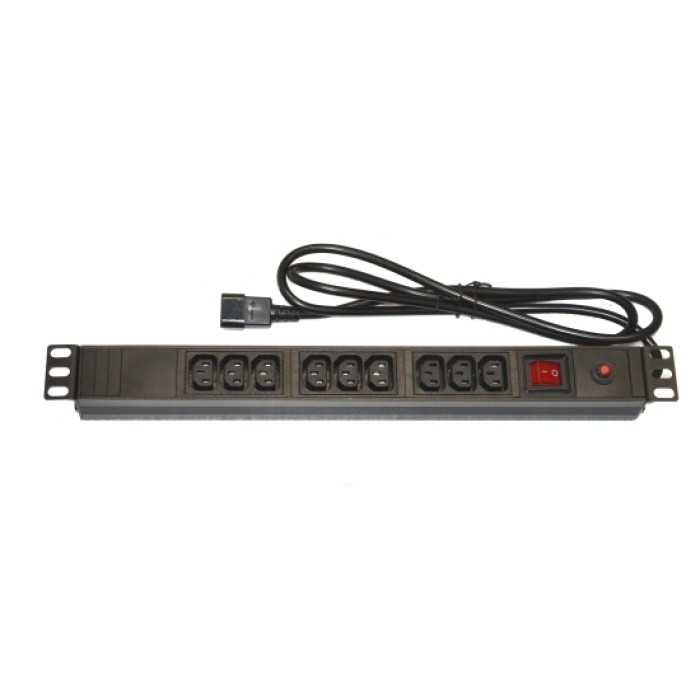 LINK LK10052 MULTIPRESA 9 PRESE FEM IEC C13 PER ARMADI RACK 19