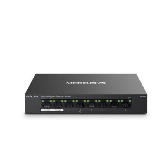 MERCUSYS MS108GP 8-PORT GIGABIT DESKTOP SWITCH WITH 7-PORT POE+