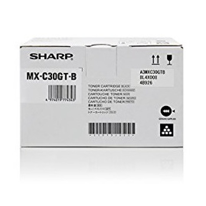 SHARP MXC30GTB (MX-C30GTB) TONER NERO SHARP (6K) - PER MX-C250F