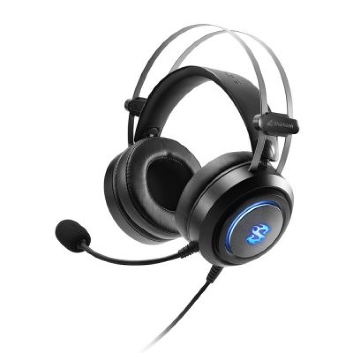 SHARKOON SKILLER SGH30 CUFFIE GAMING. USB. VIRTUAL 7.1 SOUND. RGB
