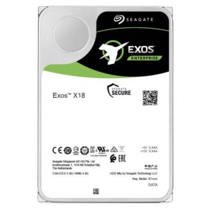 SEAGATE ST14000NM000J 14TB EXOS X18 ENTERPRISE SEAGATE SATA 3.5 7200RPM