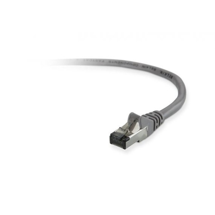 BELKIN A3L793BT05M-H-S CAVO RETE RJ45 CAT5E STP M-M ALETTE 5M GRIGIO
