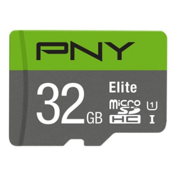 PNY TECHNOLOGIES EUROPE P-SDU32GU185GW-GE 32GB PNY MICROSD ELITE  100MB/S C10 U1 + SD ADAP.