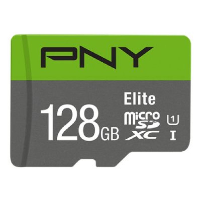 PNY TECHNOLOGIES EUROPE P-SDU128V11100EL-GE 128GB PNY MICROSD ELITE  100MB/S C10 U1 + SD ADAP.
