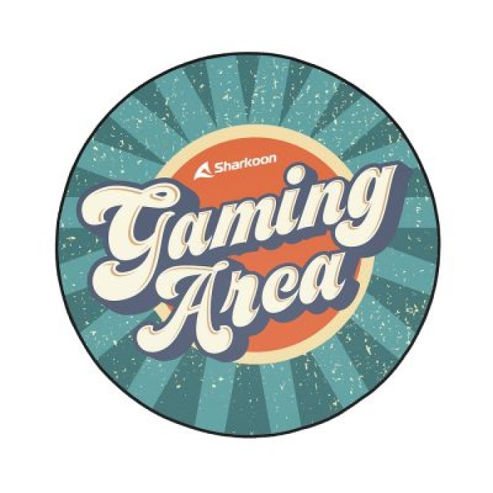 SHARKOON SFM11 GAMING AREA TAPPETO PER SEDIE GAMING DIAMETRO 120CM. 5MM