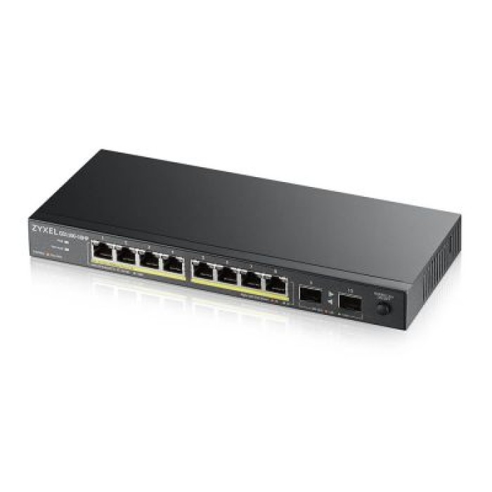 ZYXEL GS1100-10HP-EU0102F GS1100-10HP - SWITCH UNMANAGED. 8 PORTE GIGABIT PO