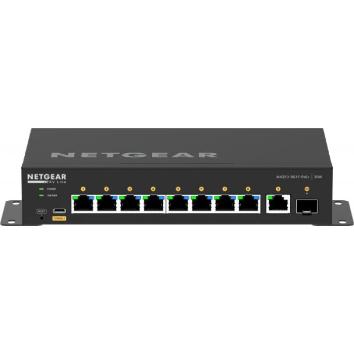 NETGEAR GSM4210PD-100EUS 8X1G POE+ 110W 1X1G AND 1XSFP MANAGED SWITCH