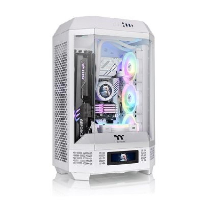 THERMALTAKE CA-1Y4-00S6WN-00 THE TOWER 300 SNOW/WHITE
