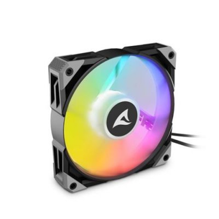 SHARKOON REBEL F50 PWM ARGB BLACK PWM. Addressable RGB Fan. 120x120x25