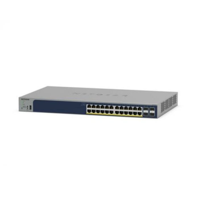 NETGEAR GS728TPP-300EUS GS728TPP   DOTATO DI 24 PORTE POE+ IN RAME