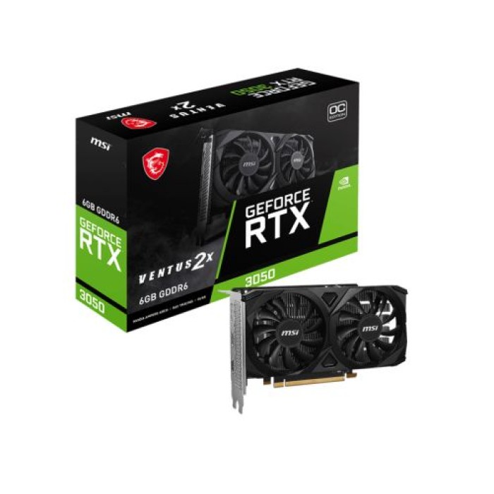 MSI RTX 3050 VENTUS 2X E 6G OC GEFORCE RTX 3050 VENTUS 2X E 6G OC
