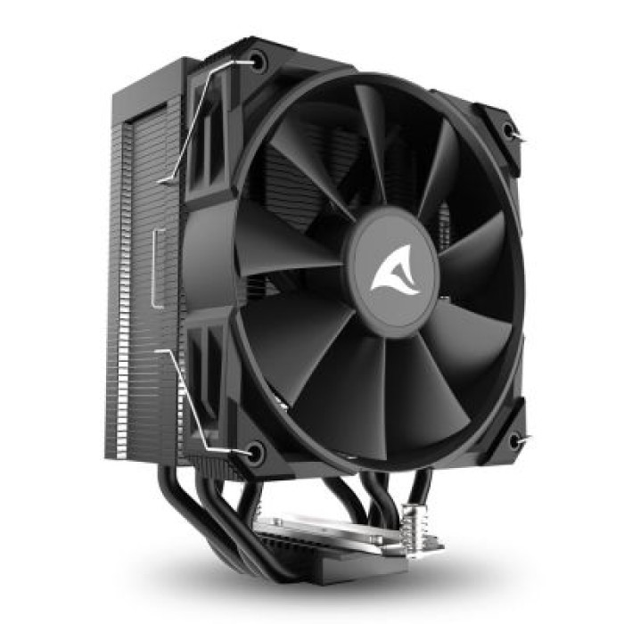 SHARKOON A40 BLACK AIR COOLER 1X 120MM PWM FAN. DIRECT TOUCH. TDP 220W