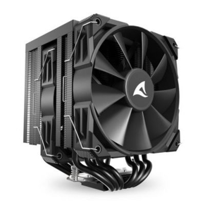 SHARKOON A60 BLACK AIR COOLER 2X 120MM PWM FAN. DIRECT TOUCH. TDP 260W