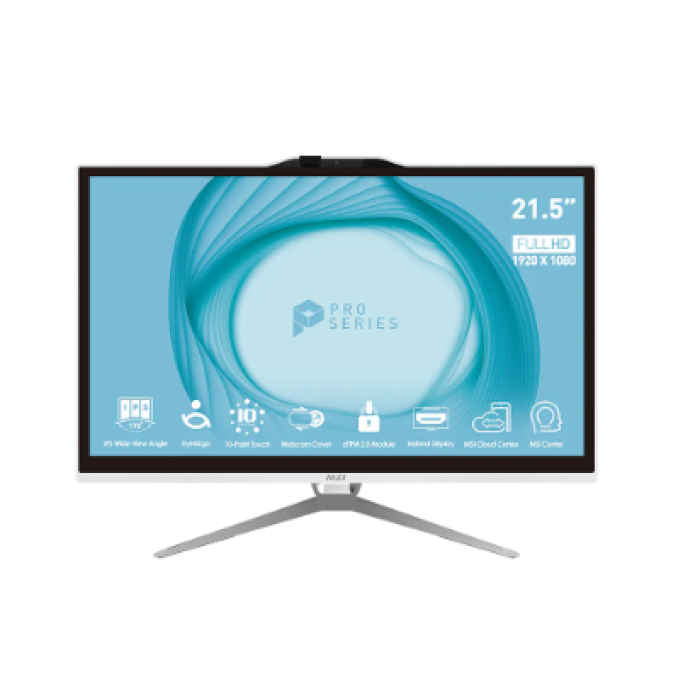 MSI PRO AP222T 13M-284IT PRO PENTIUM G7400 4GB 128SSD 21.5 TOUCH WIN11PRO