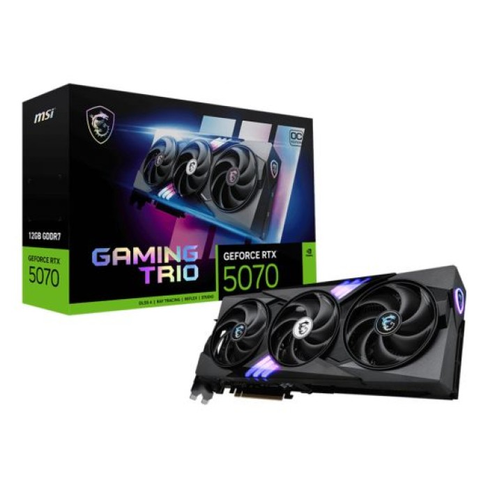 MSI RTX 5070 12G GAMING TRIO OC MSI VGA GEFORCE RTX 5070 12G GAMING TRIO OC