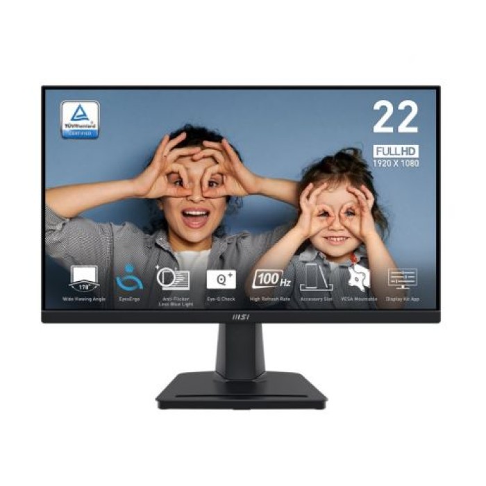 MSI PRO MP225V MSI PRO PRO MP225 21.5 FHD HDMI D-SUB BLACK