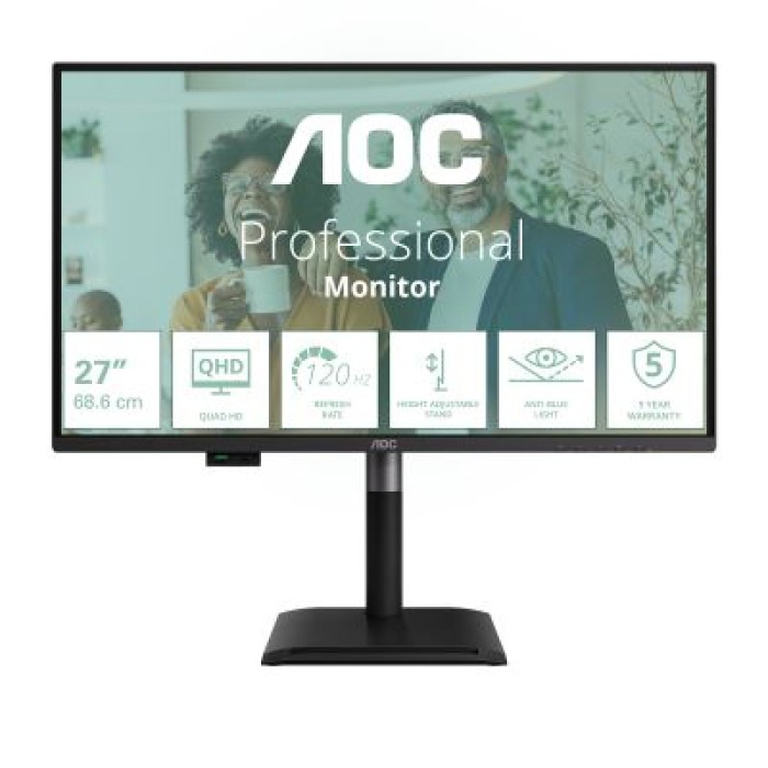 AOC Q27P4CV 27 16:9 IPS WLED 2560X1440 120HZ HDMIX1 DPX1