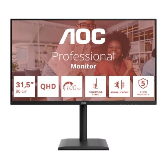AOC Q32E4U 32  16:9 IPS WLED 2560X1440 100HZ 2XHDMI DP USB
