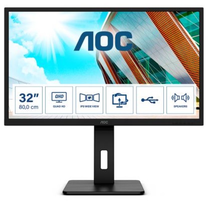 AOC Q32P2 31.5 16:9 2560X1440 75HZ IPS 250CD/M2 HDMI/DP