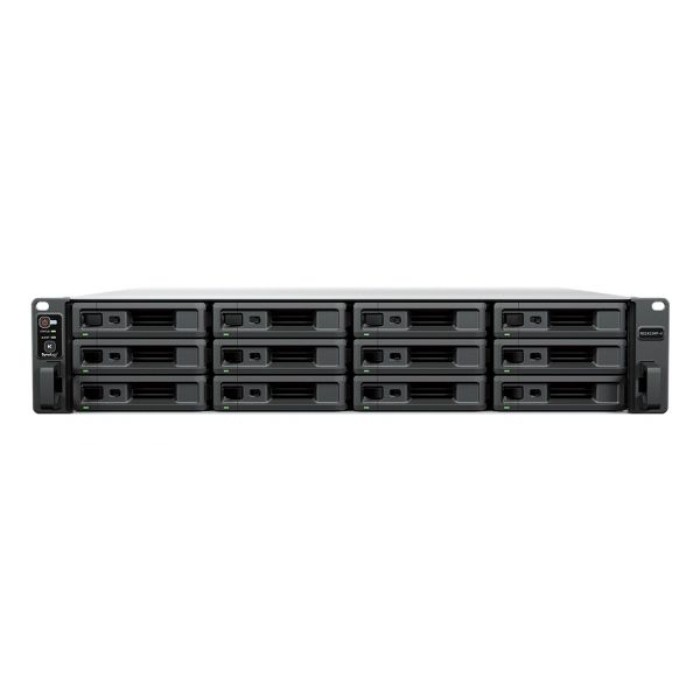 SYNOLOGY INC. RS2423RP+II 12BAY RS PLUS QUAD-CORE AMD V1780B 8GB DDR4 2XPSU