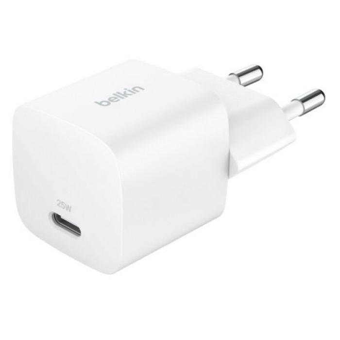 BELKIN WCA012KQWH 25W USB PD WALL CHARGER WITH PPS. WHT