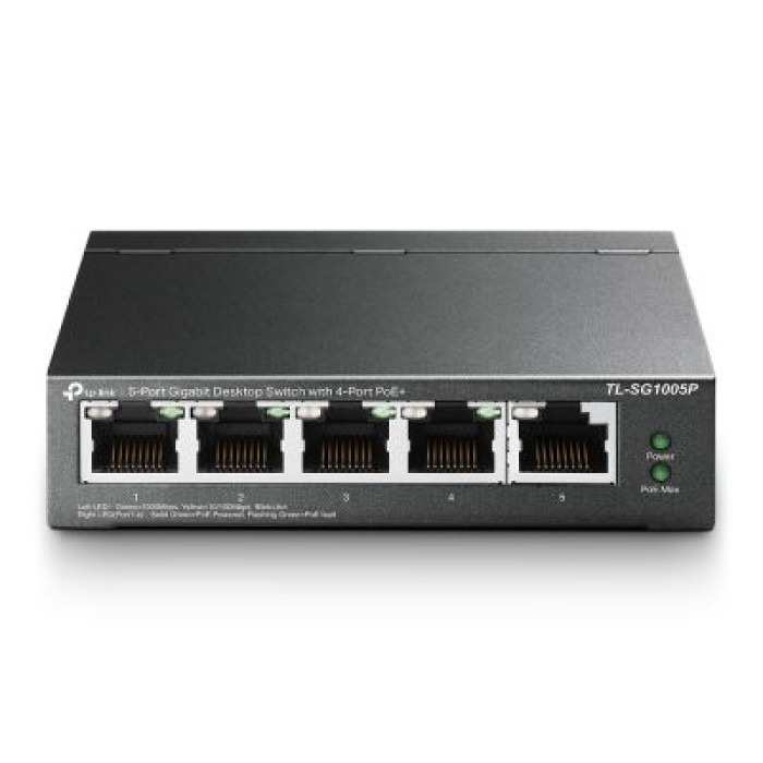 TP-LINK TL-SG1005P 5-PORT GIGABIT DESKTOP SWITCH
