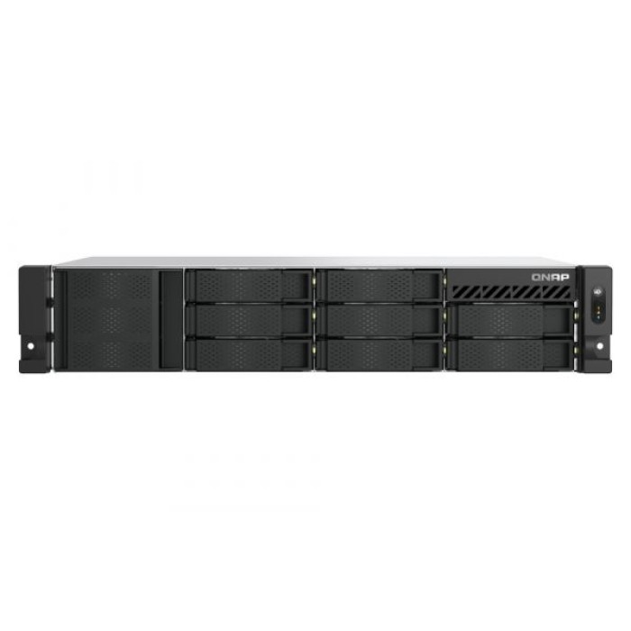 QNAP TS-855EU-8G 8-BAY SHORT DEPTH RACKMOUNT NAS. INTEL ATOM C5125