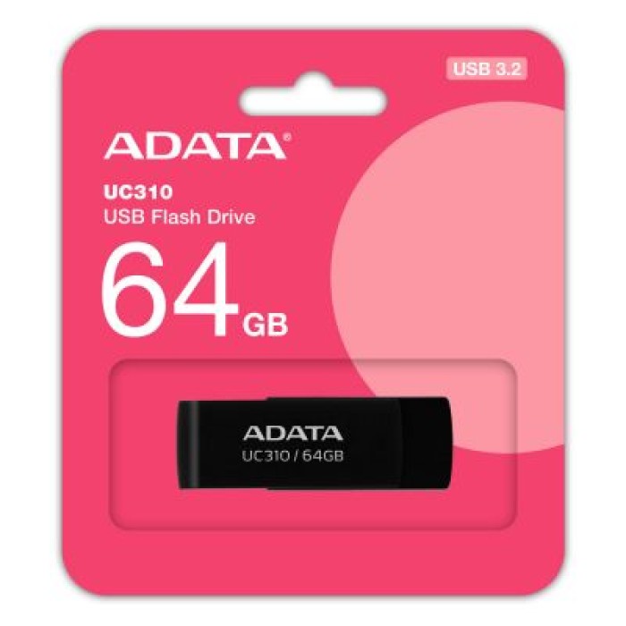 ADATA TECHNOLOGY B.V. UC310-64G-RBK ADATA CHIAVETTA USB UC310 ECO 64GB USB 3.2 G2