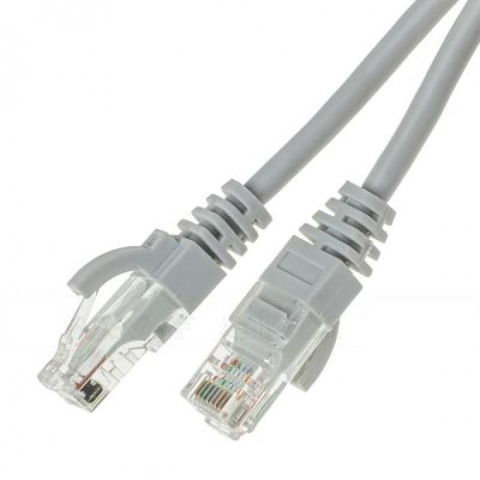 NESSOS ITALIA UTP6CPCGY2 PATCH CORD Cat.6 UTP SNAGLESS mt.2 Grey