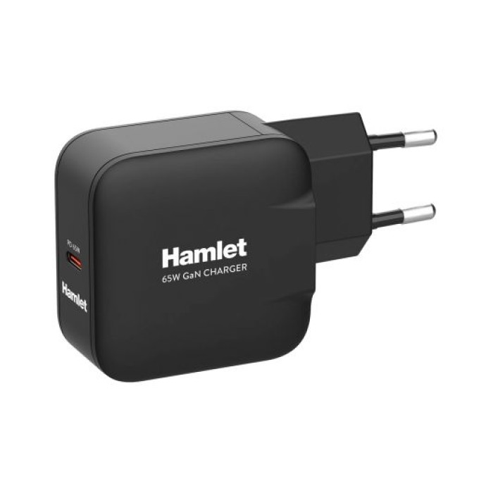 HAMLET XPDG-65W ALIMENTATORE DA PARETE GAN USB-C PD 65W