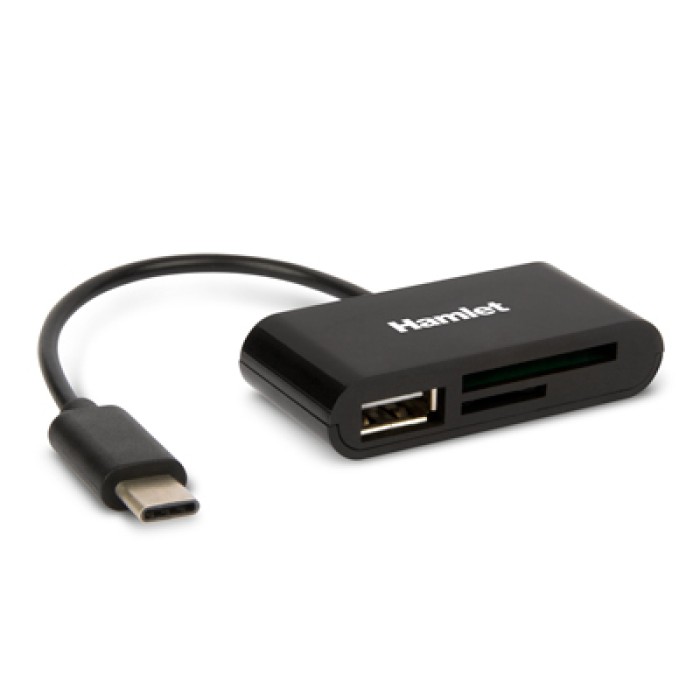HAMLET XZR100UC LETTORE DI MEMORIE SD-MICRO SD - USB-C